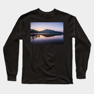 Buttermere lake at sunrise Long Sleeve T-Shirt